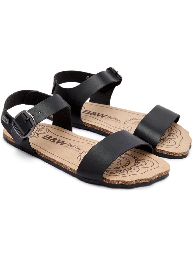 Sandálias conguitos barefoot goflex abiertas Preto Preto - Kiabi
