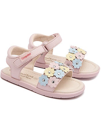 Sandálias conguitos barefoot goflex floral