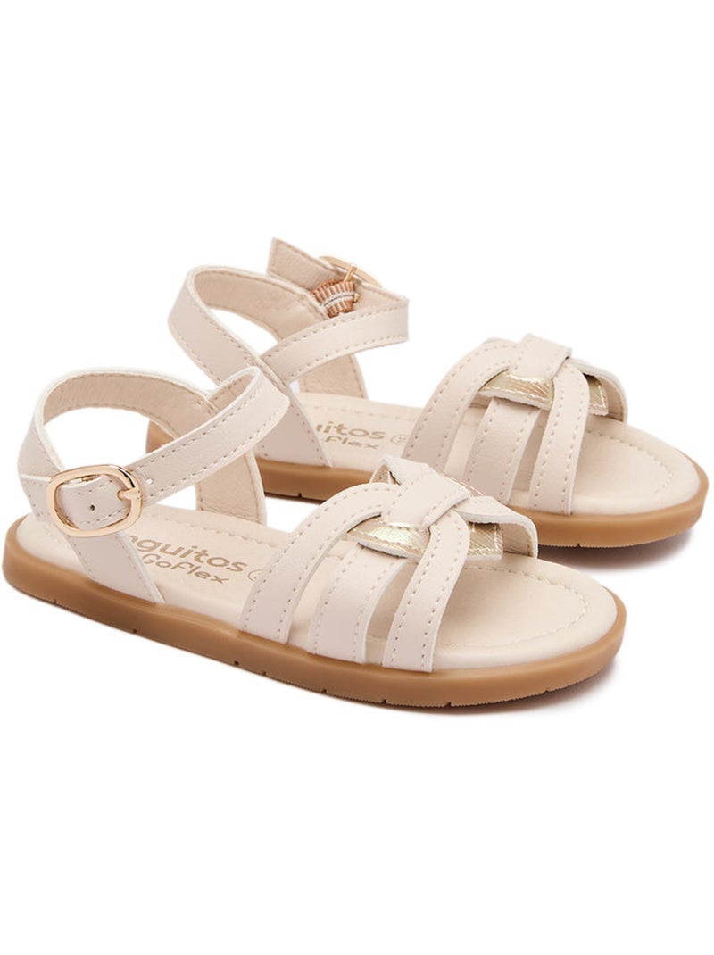 Sandálias conguitos barefoot goflex knot Bege - Kiabi