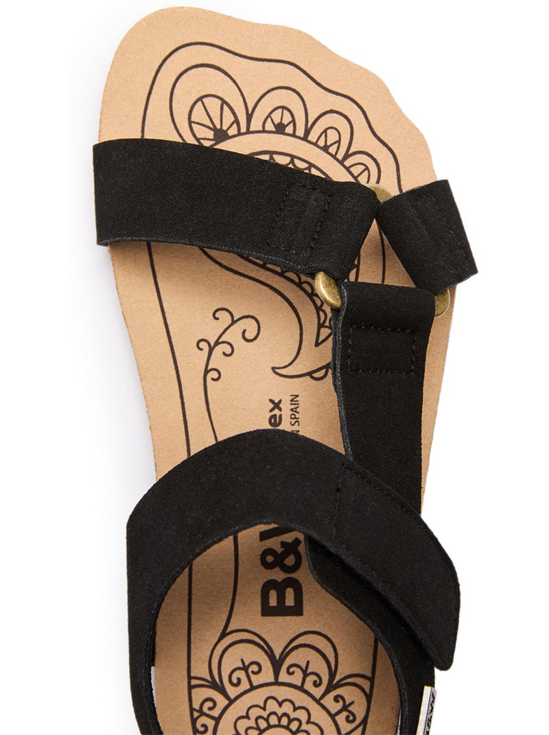 Sandálias conguitos barefoot goflex Preto Preto - Kiabi