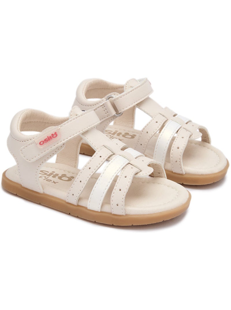 Sandálias conguitos bebé barefoot goflex Bege - Kiabi