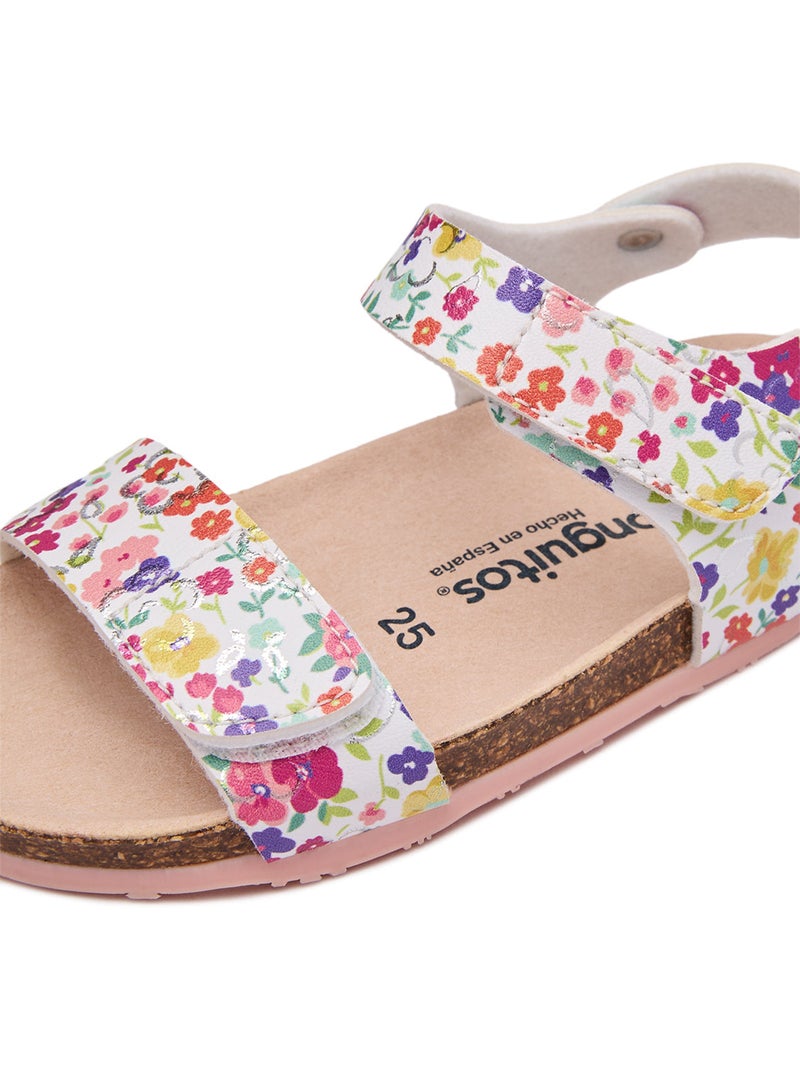 Sandálias conguitos bio flores Multicolorido - Kiabi