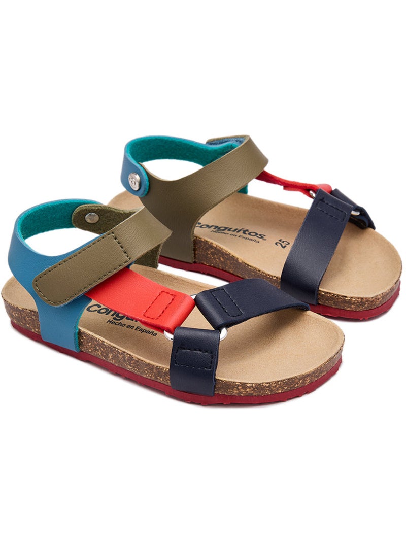 Sandálias conguitos bio multi blue Multicolorido - Kiabi