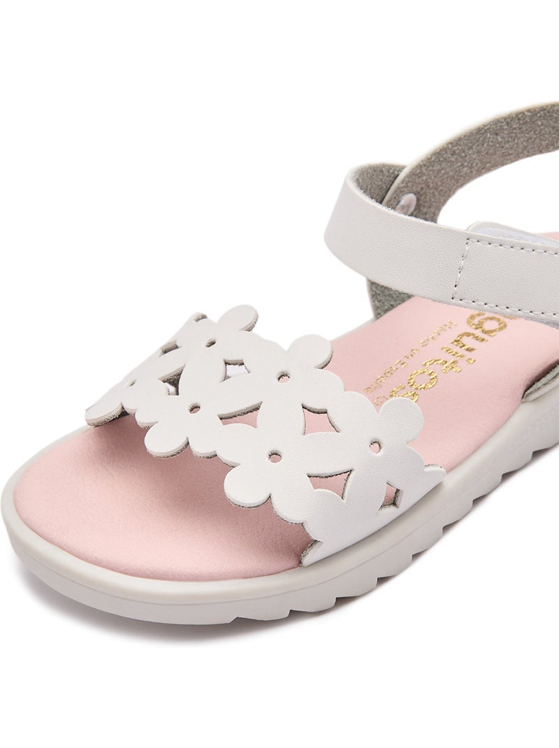 Sandálias conguitos diseño floral flor Branco - Kiabi