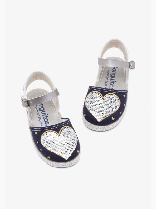 Sandálias conguitos heart reversible sequins - Kiabi Sandálias conguitos heart reversible sequins - Kiabi