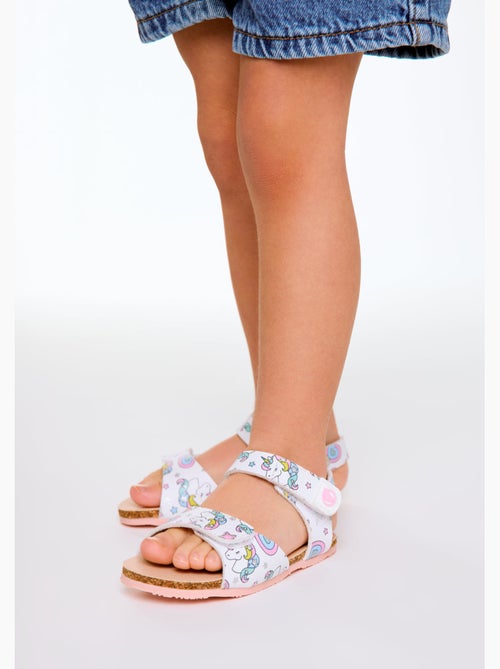 Sandálias conguitos respetuosas unicornio - Kiabi Sandálias conguitos respetuosas unicornio - Kiabi