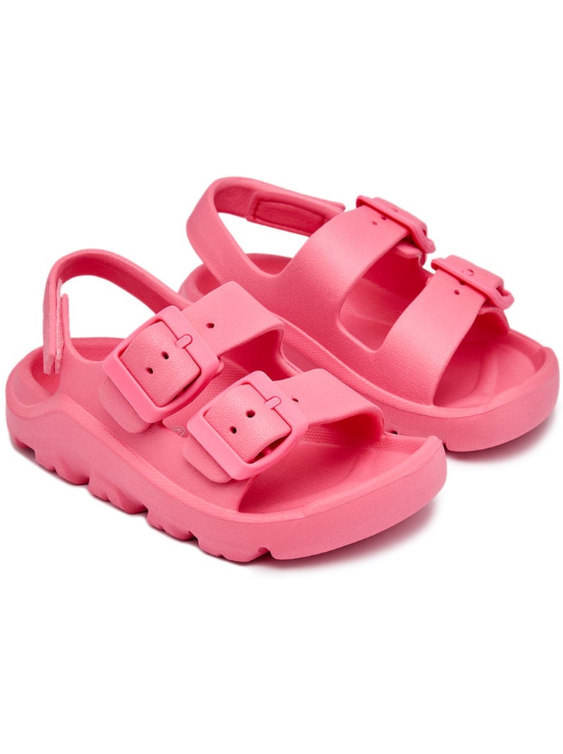 Sandálias conguitos transpirable cordones Rosa-fúcsia - Kiabi