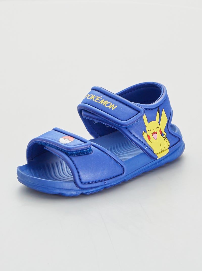 Sandálias de borracha 'Pokemon' Azul - Kiabi