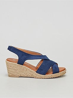 Sandálias de camurça sintética - Kiabi