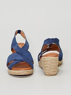 Sandálias de camurça sintética - Kiabi