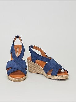 Sandálias de camurça sintética - Kiabi