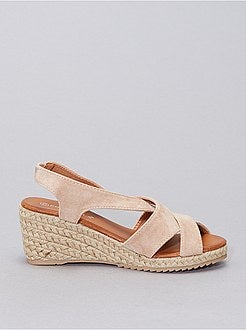 Sandálias de camurça sintética - Kiabi