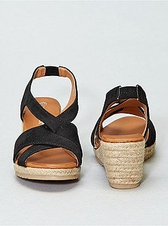 Sandálias de camurça sintética - Kiabi