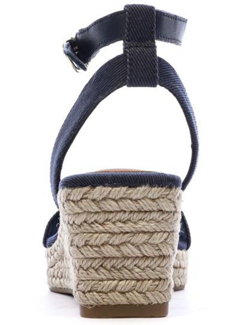 Sandálias de Cunha Tommy Hilfiger para Mulher Azul-marinho - Kiabi