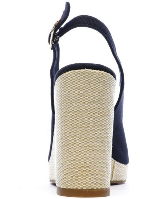 Sandálias de Cunha Tommy Hilfiger para Mulher em Azul-Marinho - Kiabi
