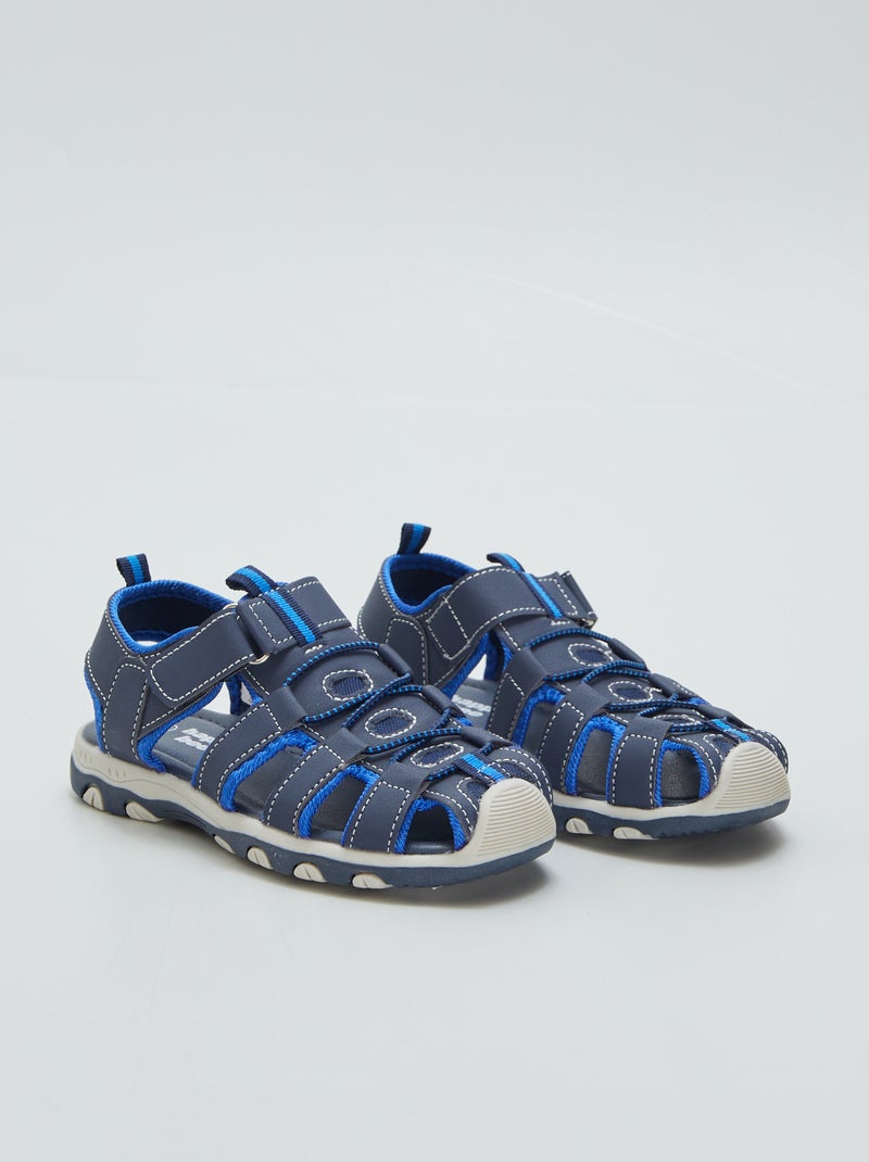 Sandálias de estilo desportivo AZUL - Kiabi