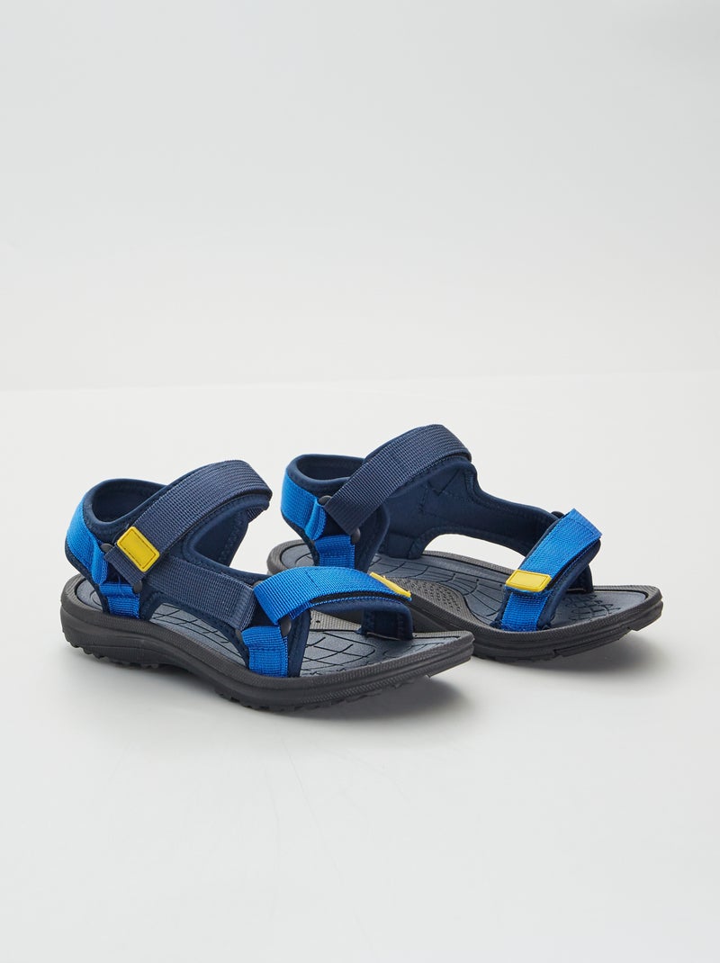 Sandálias de estilo desportivo Azul Escuro - Kiabi