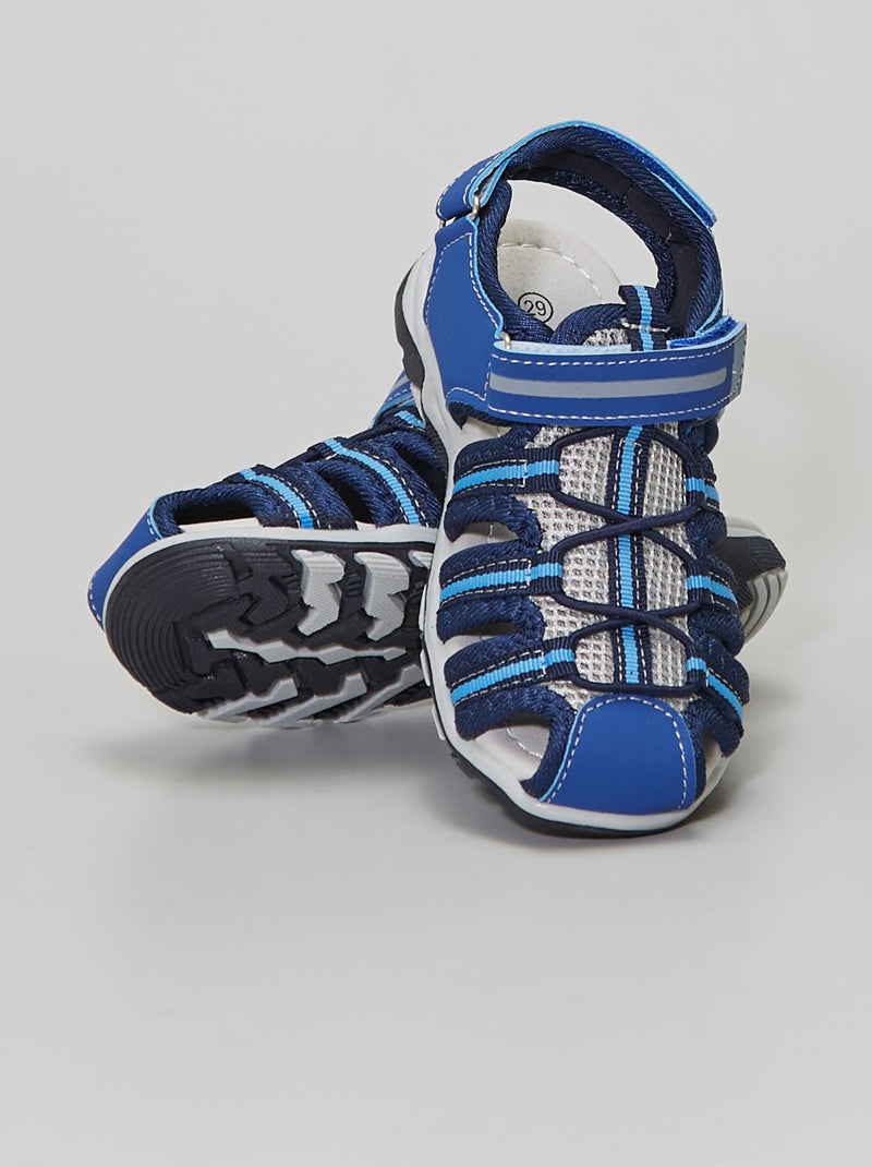 Sandálias de estilo desportivo Azul Naval - Kiabi