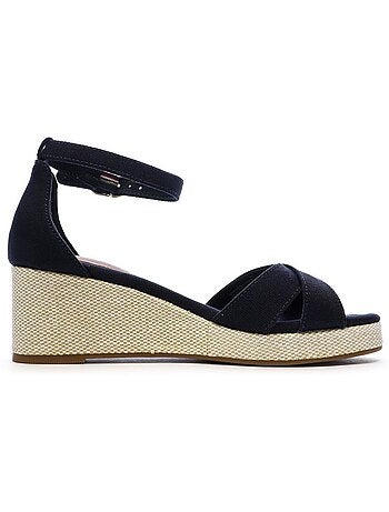 Sandálias Bege de Mulher Tommy Hilfiger Flag Criss-Cross
