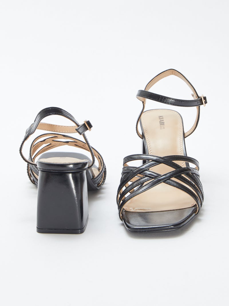 Sandálias de salto alto PRETO - Kiabi