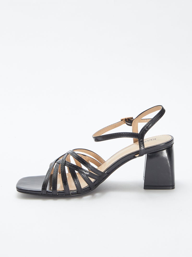 Sandálias de salto alto PRETO - Kiabi