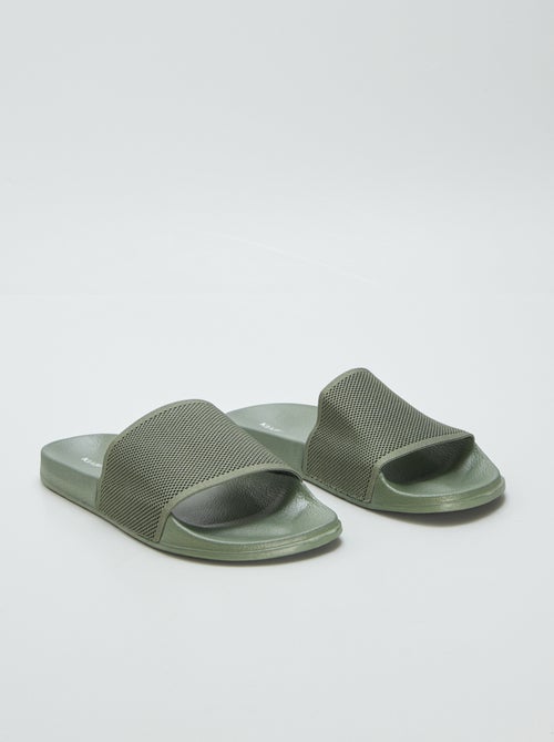 Sandálias de tecido ajurado - Kiabi