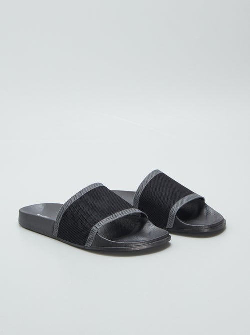 Sandálias de tecido ajurado - Kiabi