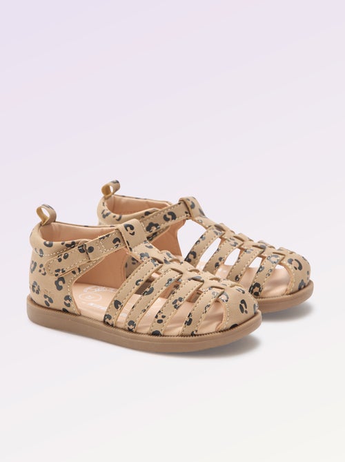 Sandálias de tiras 'primeiros passos' - Kitchoun - Kiabi