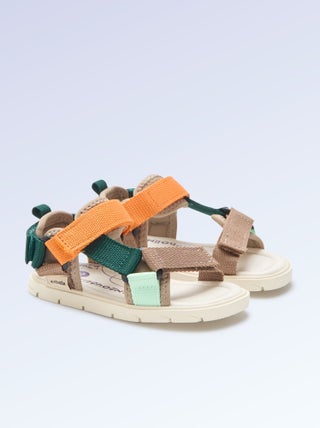 Sandálias de velcro motricidade 4 'andar' - Kitchoun