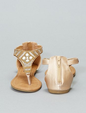 Sandálias em ouropel - Kiabi