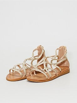 Sandálias entrelaçadas - Kiabi