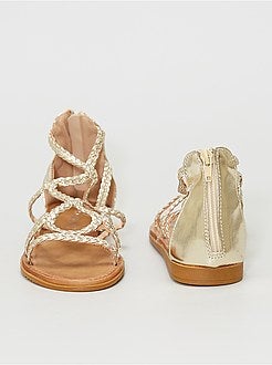 Sandálias entrelaçadas - Kiabi