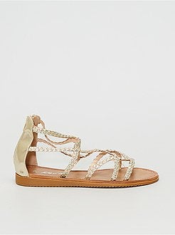 Sandálias entrelaçadas - Kiabi