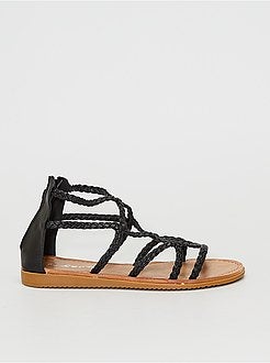 Sandálias entrelaçadas - Kiabi