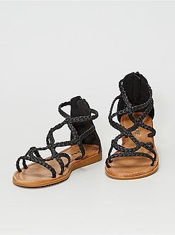 Sandálias entrelaçadas - Kiabi