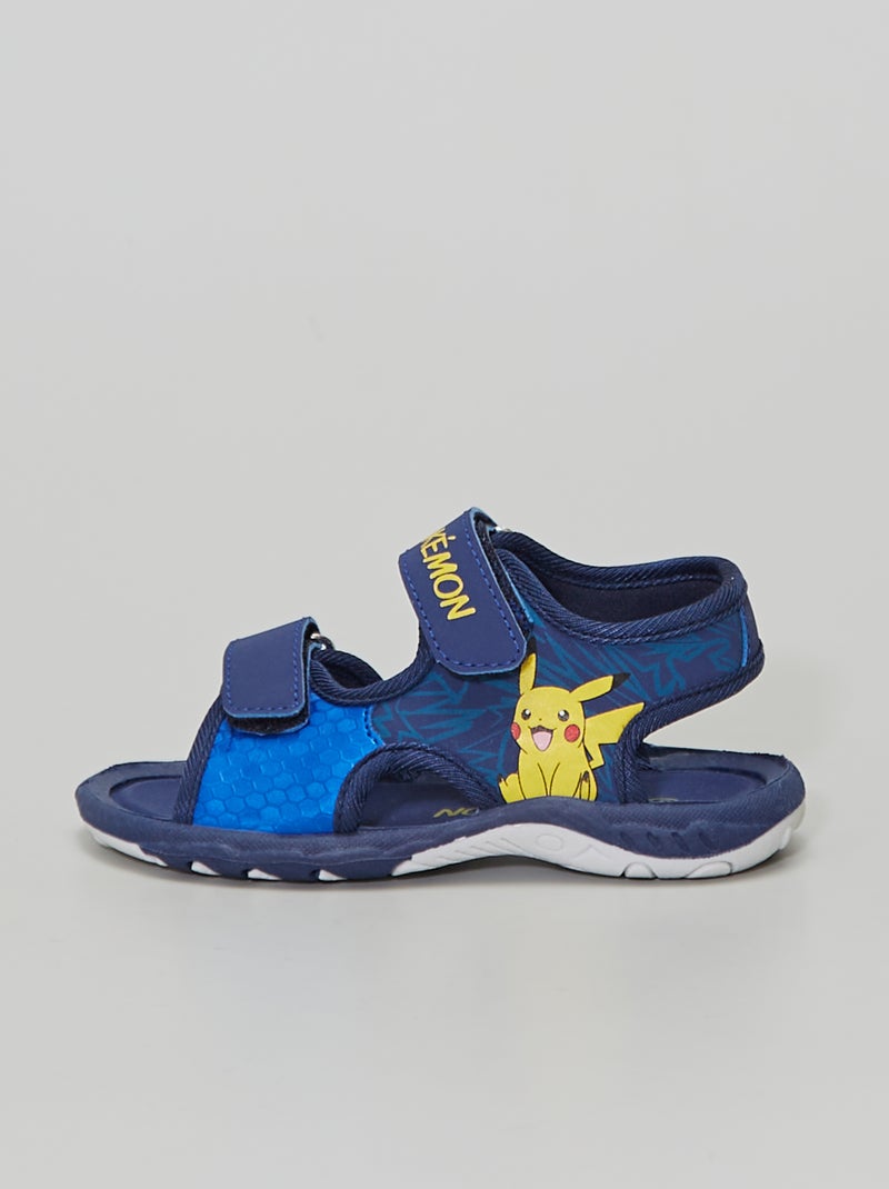 Sandálias estilo desportivo 'Pokemon' Azul Naval - Kiabi