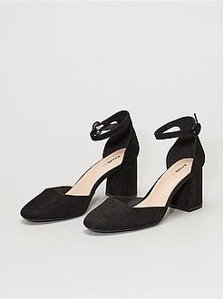 Sandálias fechadas com salto - Kiabi