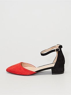 Sandálias fechadas com salto - Kiabi