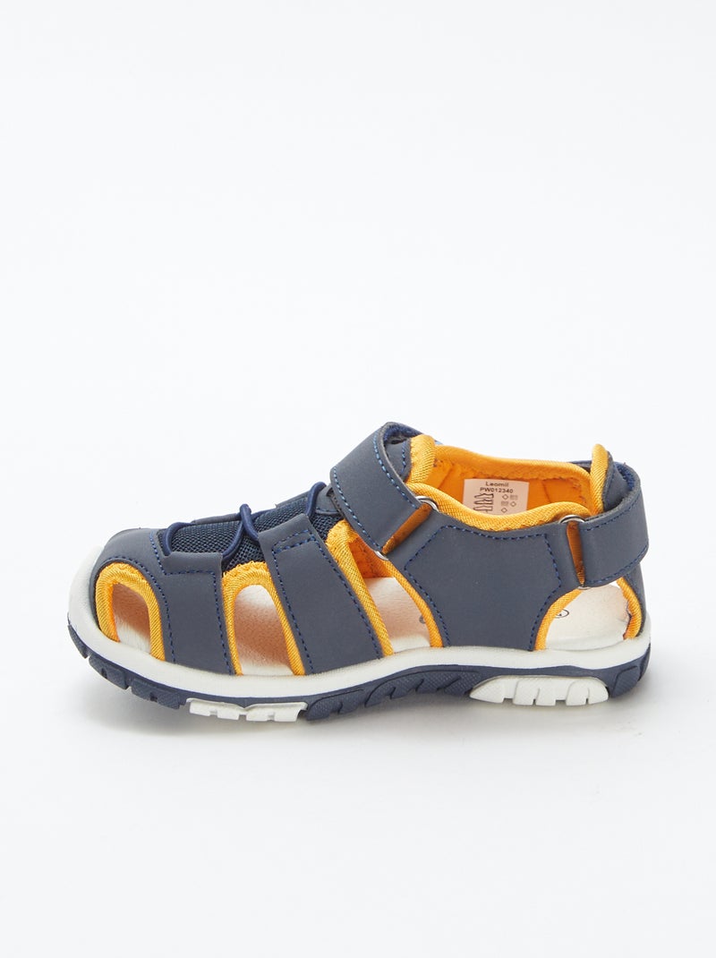 Sandálias fechadas com tiras de velcro 'Patrulha Pata' AZUL - Kiabi