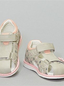 Sandálias floridas fechadas - Kiabi