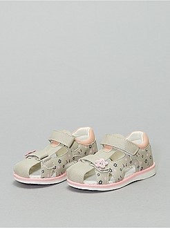 Sandálias floridas fechadas - Kiabi