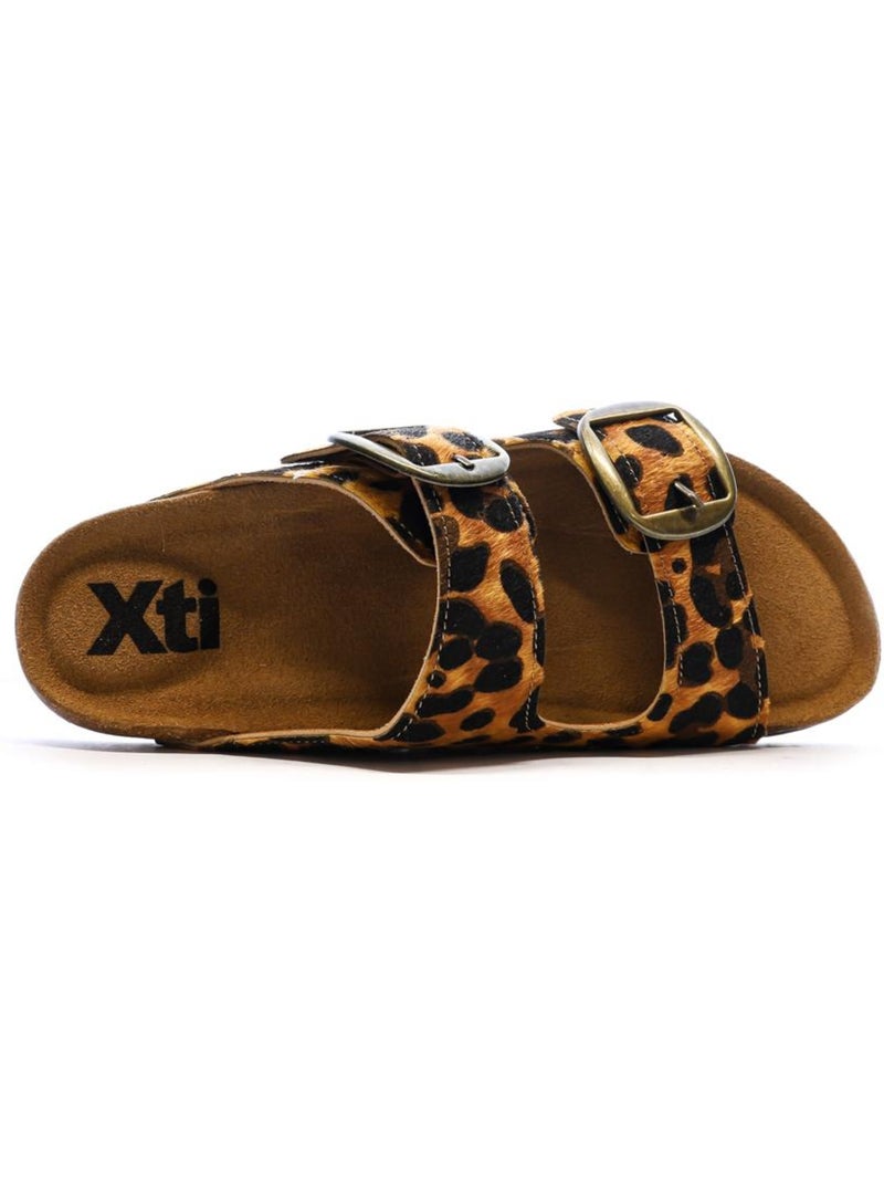 Sandálias Leopard Xti 144039 para Mulher Amarelo - Kiabi