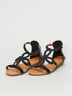 Sandálias ligeiramente compensadas - Kiabi