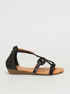 Sandálias ligeiramente compensadas - Kiabi