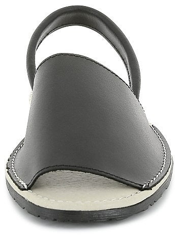 Sandálias menorquinas em pele - Kiabi