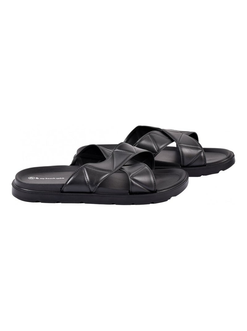 Sandalias Mulas CROISÉE Preto - Kiabi
