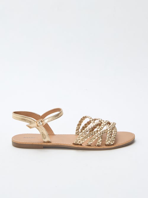Sandálias multi tiras trançadas - Kiabi