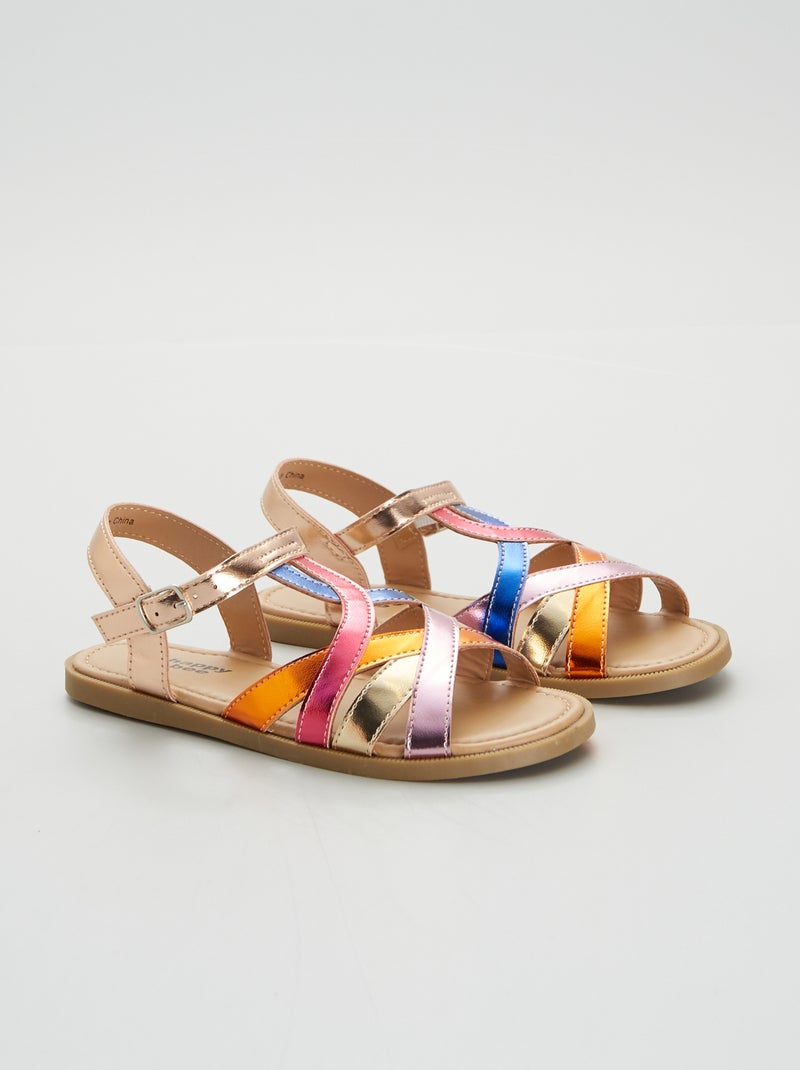 Sandálias multicolores ROSA - Kiabi