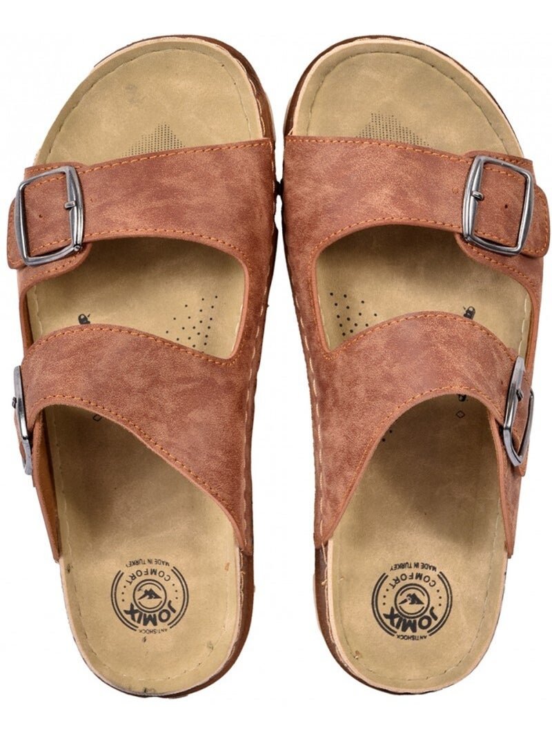 Sandalias PREMIUM Castanho-capuccino - Kiabi