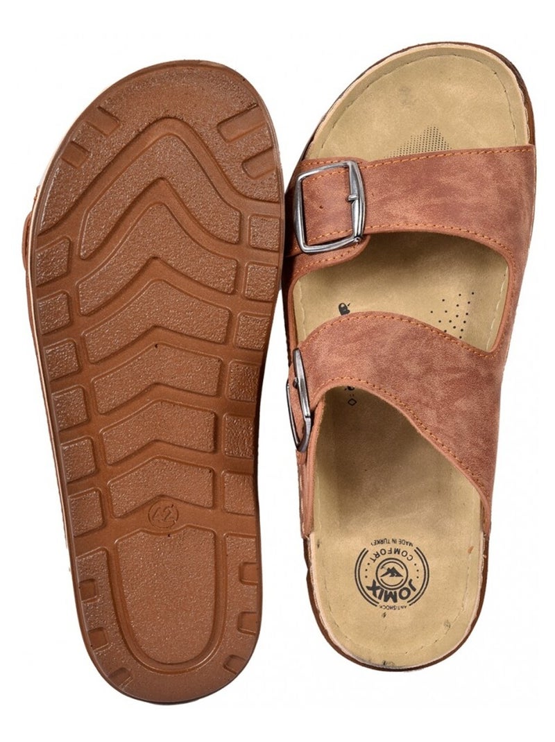 Sandalias PREMIUM Castanho-capuccino - Kiabi